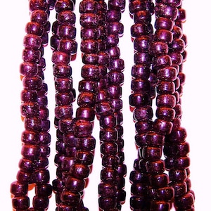 Crow Beads - Translucent Dark Purple