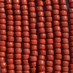 Crow Beads - Opaque Red