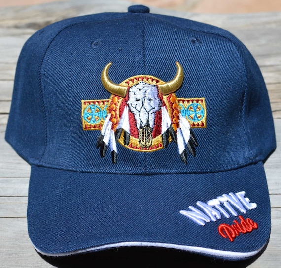Casquette Baseball Native Pride Noire - Taille Unique Adulte Unisexe - Neuf Avec étiquettes