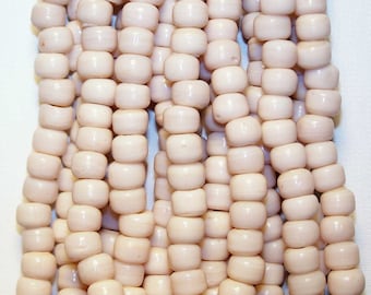 Crow Beads - Opaque Beige