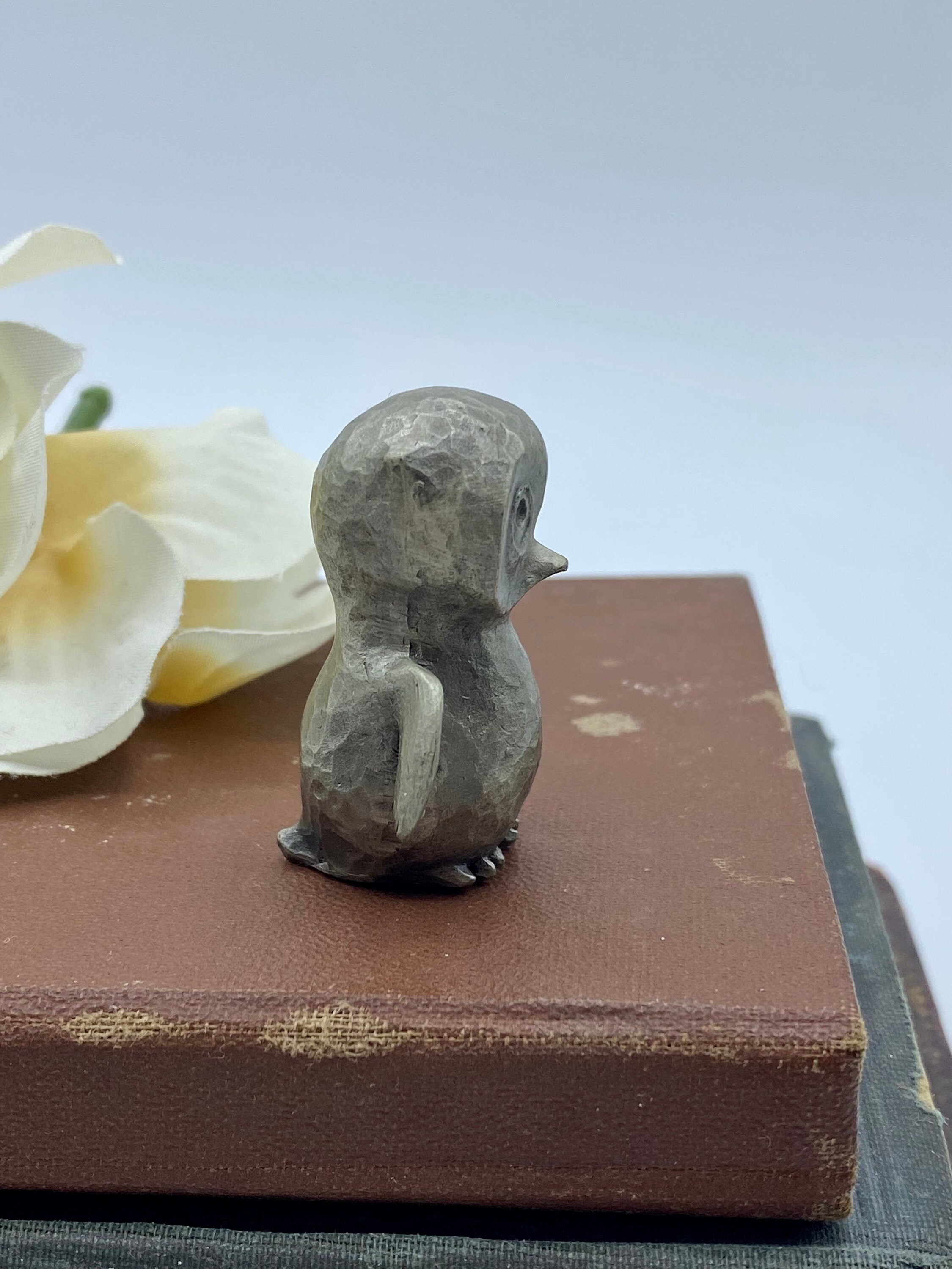 Vintage Hudson Pewter Big Eyed Owl Collectable Figurine - Etsy