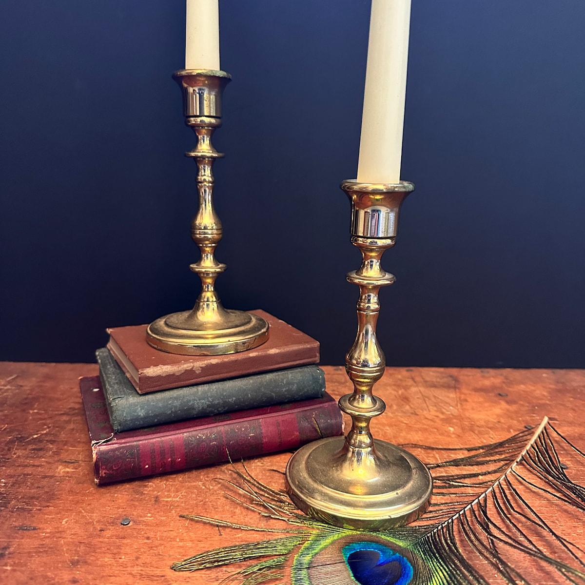 Vintage Brass Candlesticks