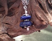 Lapis Lazuli Nugget Necklace. Gemstone Jewellery, Metaphysical Jewellery, Crystal Healing, Reiki, Pagan,