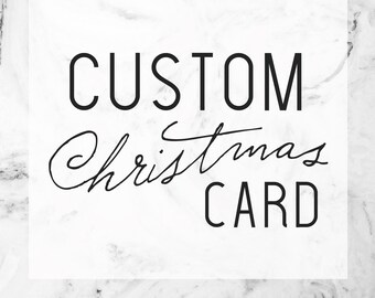 cartão de natal personalizado - com foto - arquivo digital - para imprimir