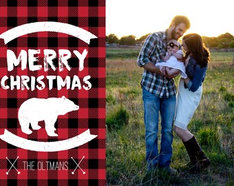 cartão de natal - personalizado - Feliz Natal - com foto - arquivo digital - para imprimir