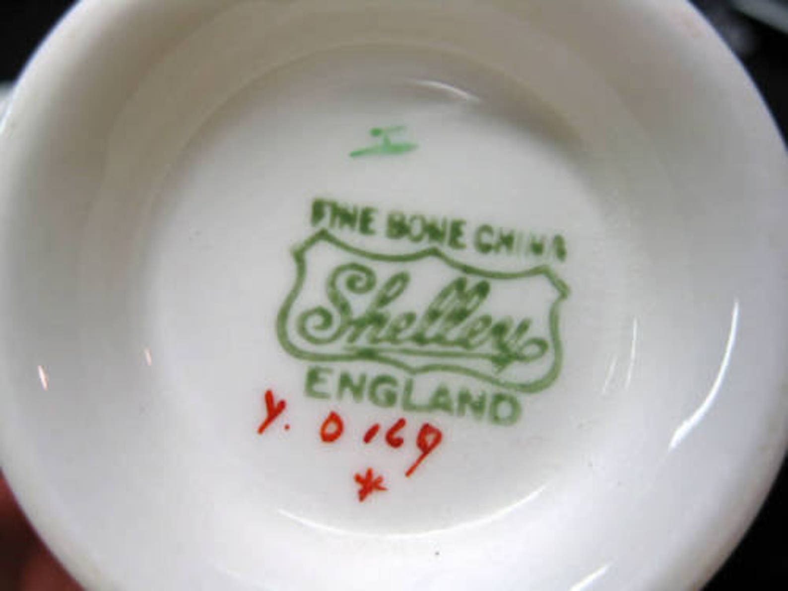 Shelley Tea Cup and Saucer Bluebells Pattern Teacup Painted Etsy