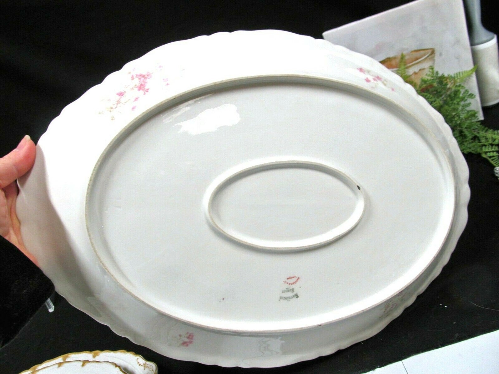 Haviland Limoges BALTIMORE ROSE Pink Roses 16 Platter Etsy