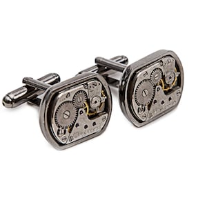 Clockwork II - Watch Gear Cuff Links (Watch Movements)