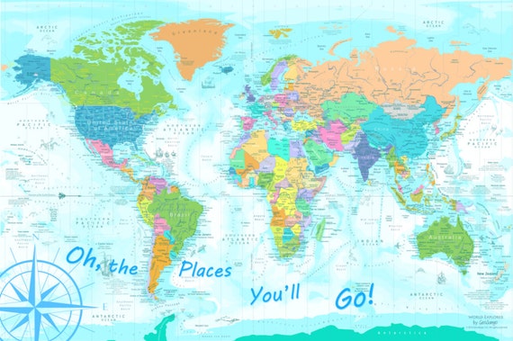 Kids World Map Oh The Places You Ll Go Map Poster Map Etsy - etsy roblox blue wood map slubne suknieinfo Kids World Map Oh The Places You Ll Go Map Poster Map Etsy - roblox blue wood map slubne suknieinfo
