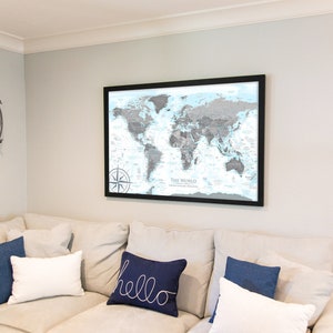 World travel tracker map