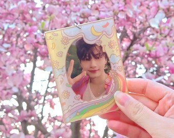 svt seventeenth heaven acrylic photocard pc holder