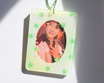 c(lover) clover acrylic photocard pc holder