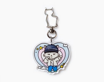 svt seventeen super shy wonwoo wonu Acrylic Keyring