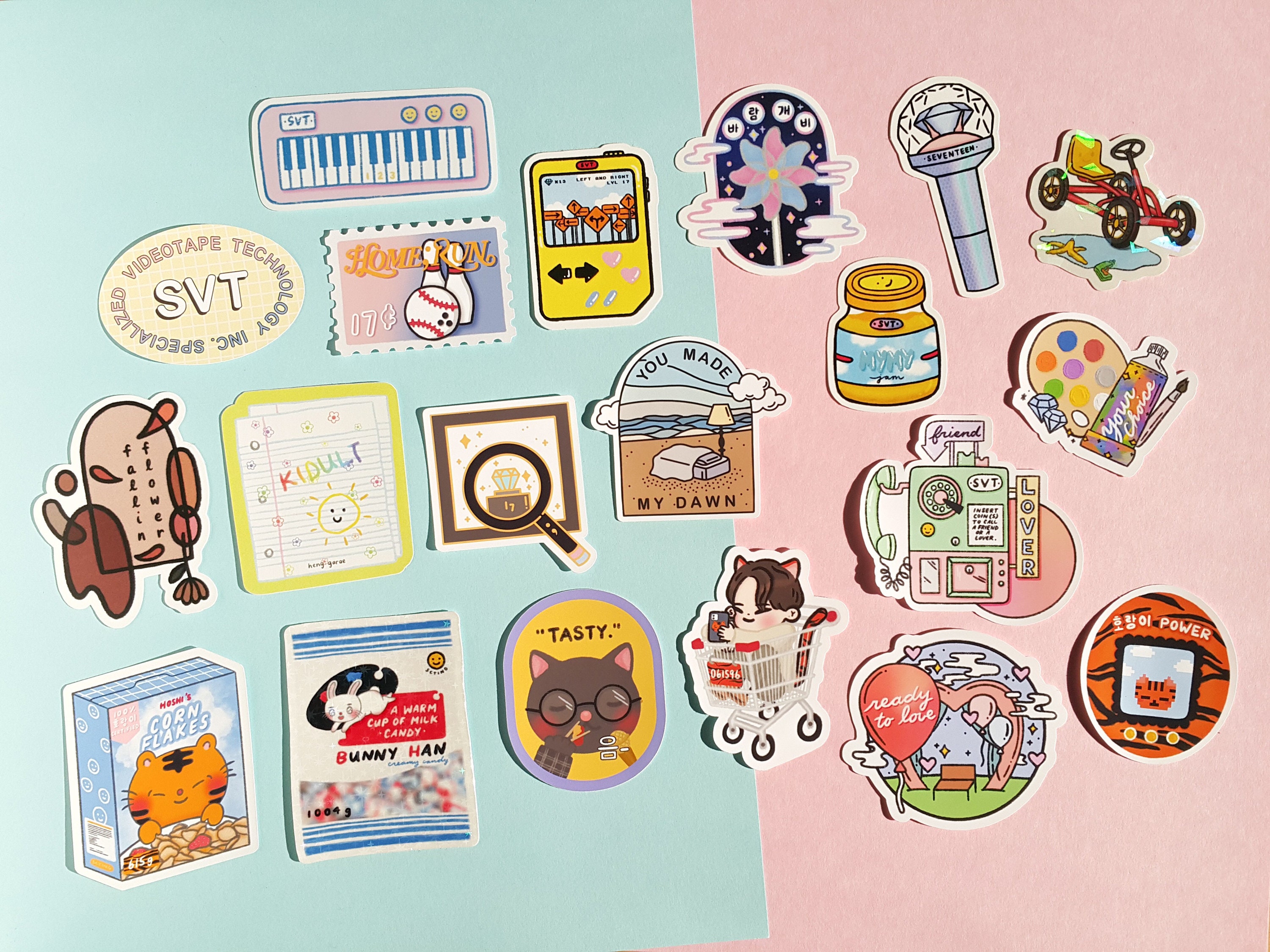 Page Illustration Svt Various SVT Stickers page 1 - Etsy