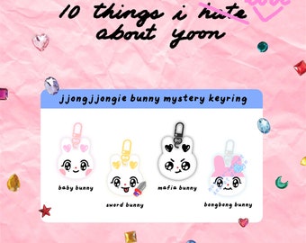 SVT Seventeen jjongjjongie bunny mystery keyring blind bag