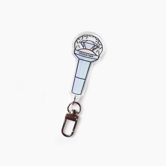 SVT Seventeen Caratbong Lightstick Acrylic Keychain (new Version
