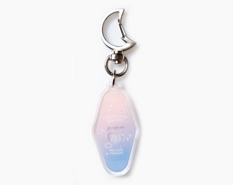 svt seventeen caratland motel keytag Acrylic Keychain (mini version)