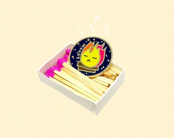 Yoongi Yoongo Fire Enamel Pin