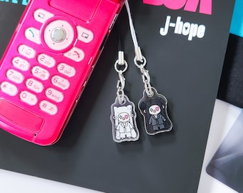 bts jhope jitb jack in the box hope edition Acrylic Phone Charm Set