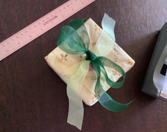 Gift Wrapping Paper, Ribbon, 4x4x2 inch White Box, show them that you value them