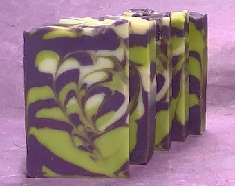 Handmade Eucalyptus Lavender Soap, Cold Process Relaxation Blend, Shea Butter, Coconut Oil