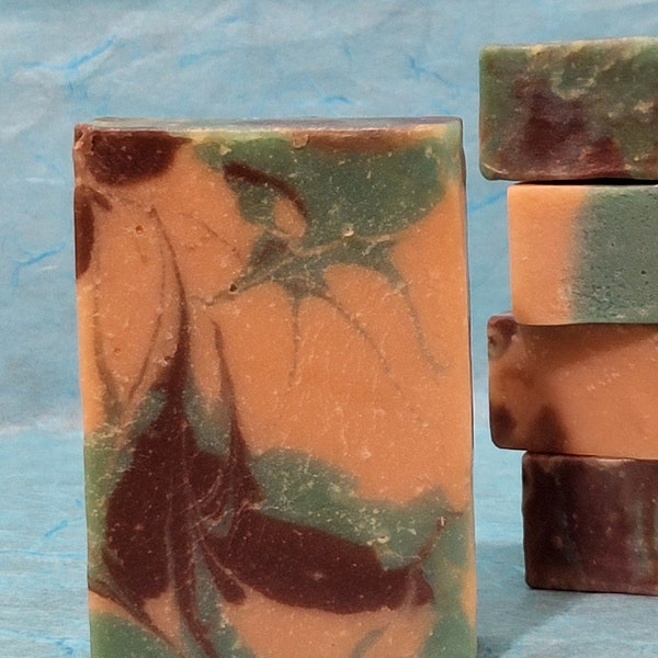 Thieves Oil Soap, Eucalyptus Lemon  Cinnamon Rosemary Clove Bud EssentialOils, Medieval Soap, Organic Mango Butter