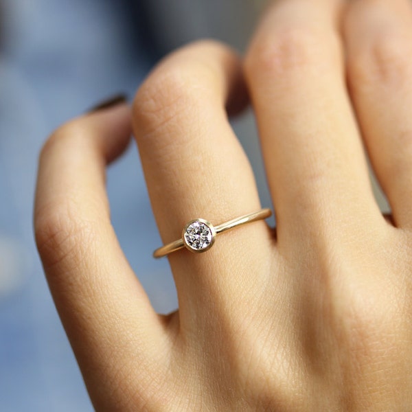 Simple Engagement Ring Etsy