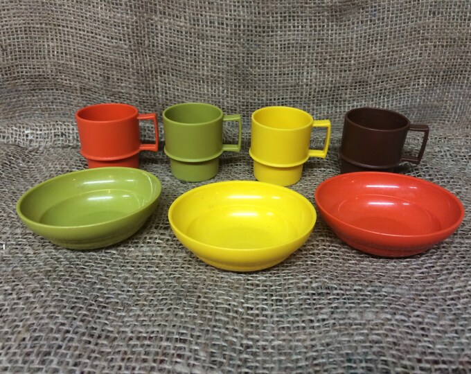 Vintage Tupperware Toy Dish and Cup Set Etsy