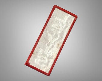 Vintage Style Levis Red Tab Embroidered Sew on Patch 3.5 X 1.5