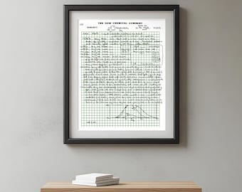 Dr Alexander Shulgin MDMA Synthesis Formula  Poster Counterculture Print 11 x 14"