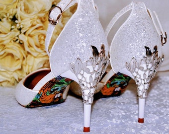 Glitter Kitten Heels - Etsy Australia