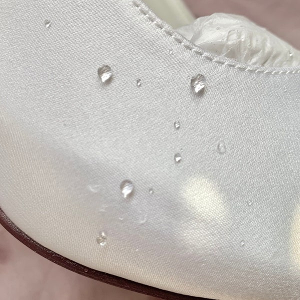 Water Resistant Coating for Satin Shoes, Protect Your Wedding Shoes, Eco-friendly & Non-Toxic  - Add on for orders only