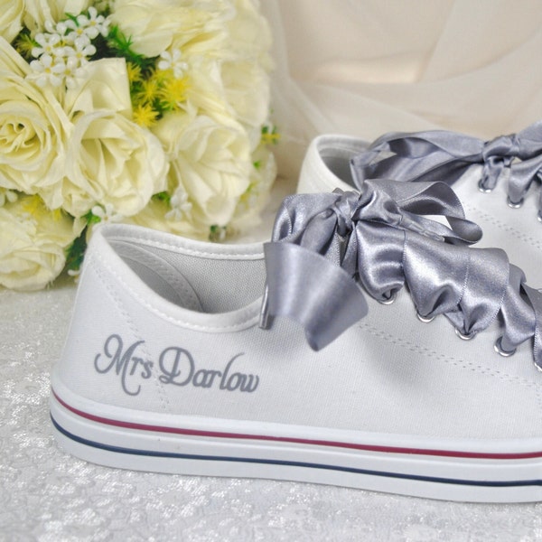 DIY Wedding Converse. Wedding Shoe Vinyl, Iron On Transfer Stickers, Iron On Vinyl, Custom Wedding Shoes, Personalised Sneakers, Trainers