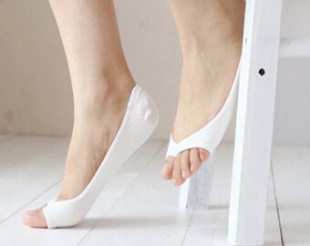 Toeless no shop show socks