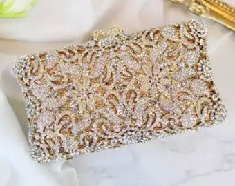 Stunning Swarovski Crystal Evening Bag