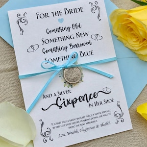 Silver Sixpence Wedding Keepsake: Bridal Shoe Coin Gift