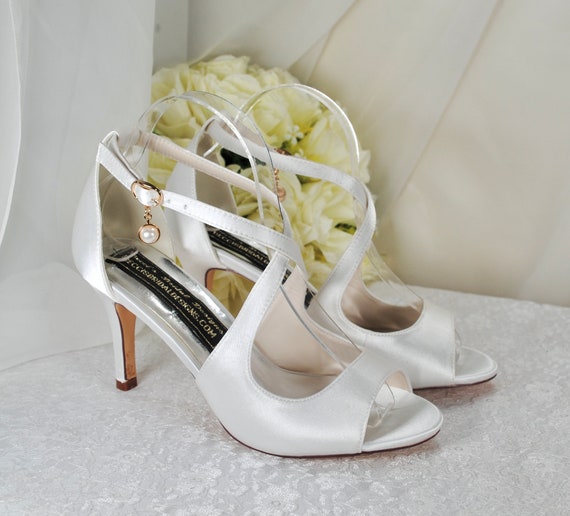 Bridal heels 3 best sale inch