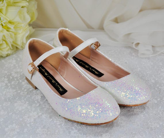 Unicorn Glitter Flower Girl Shoes, Bridesmaid, Kids, Party, Communion Dress Shoe Unicorn Glitter Flower Girl Shoes, Bridesmaid, Kids, Party, Communion Dress Shoe