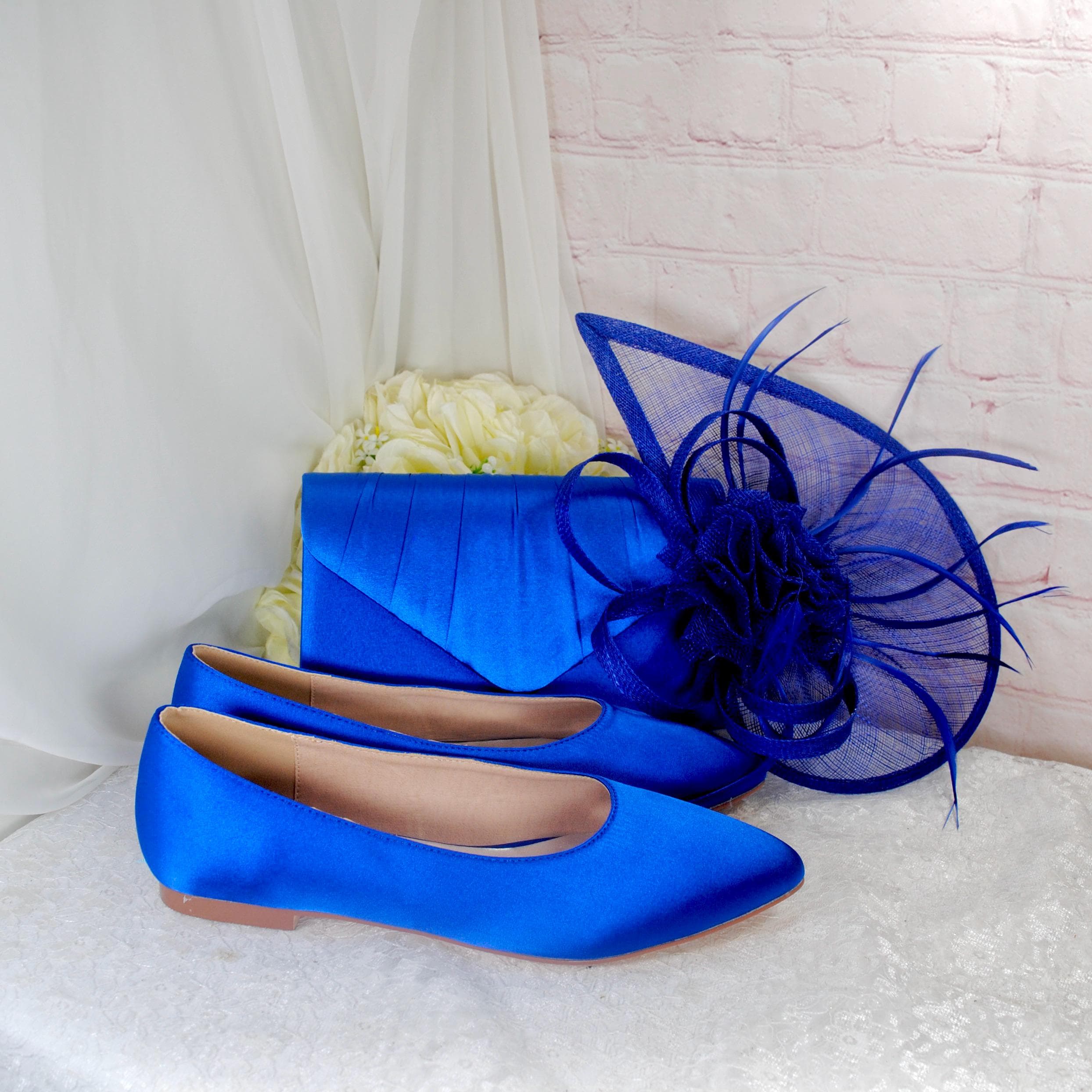 Heels and Purse Set Blue UK