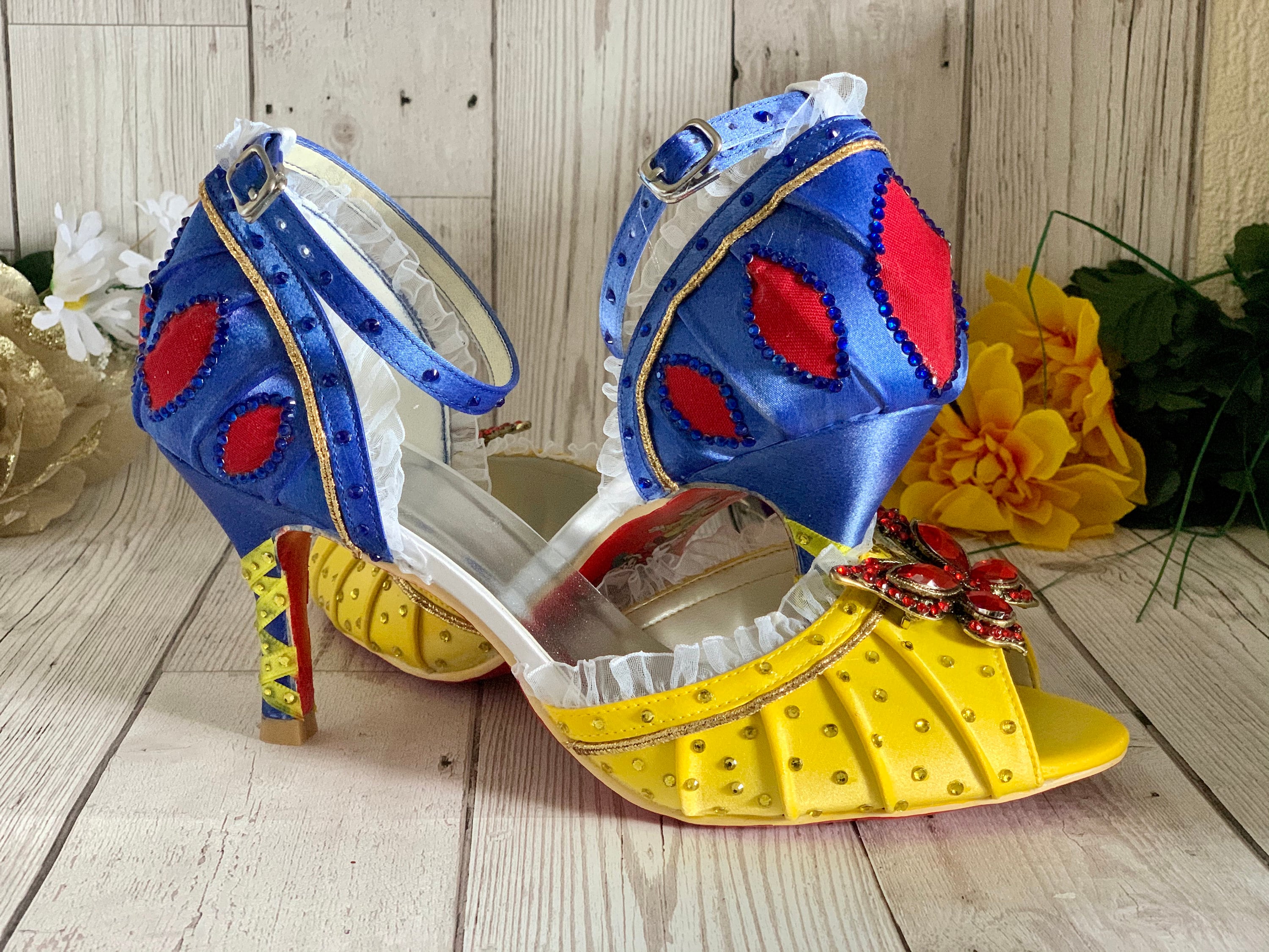 Nominación Permanecer Bangladesh Snow White Princess Inspired Costume Shoes Swarovski - Etsy Ireland