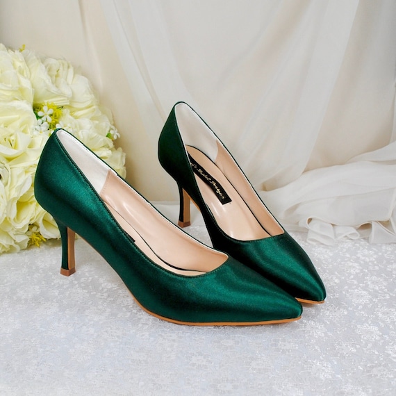 Bs1539 Customizable Various Heel Dress Sandal Women Shoes Dark Green  Crystal Shoes And Bags Set For Women 2022 - Women's Sandals - AliExpress