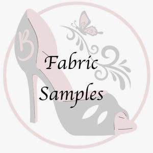Colour Swatch Fabric Samples for Satin Shoes