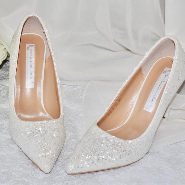 sparkly bridal shoes