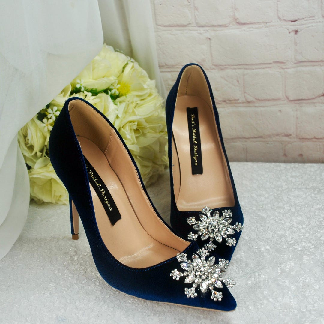 Sposa Tacchi Neve Scarpe Da Sposa Invernali Con Tacco In Velluto