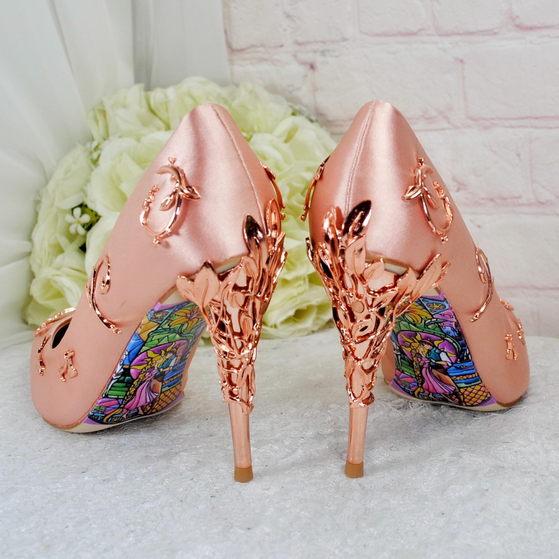 Rose Gold Prom Shoes - Etsy Canada Rose Gold Prom Shoes - Etsy Canada