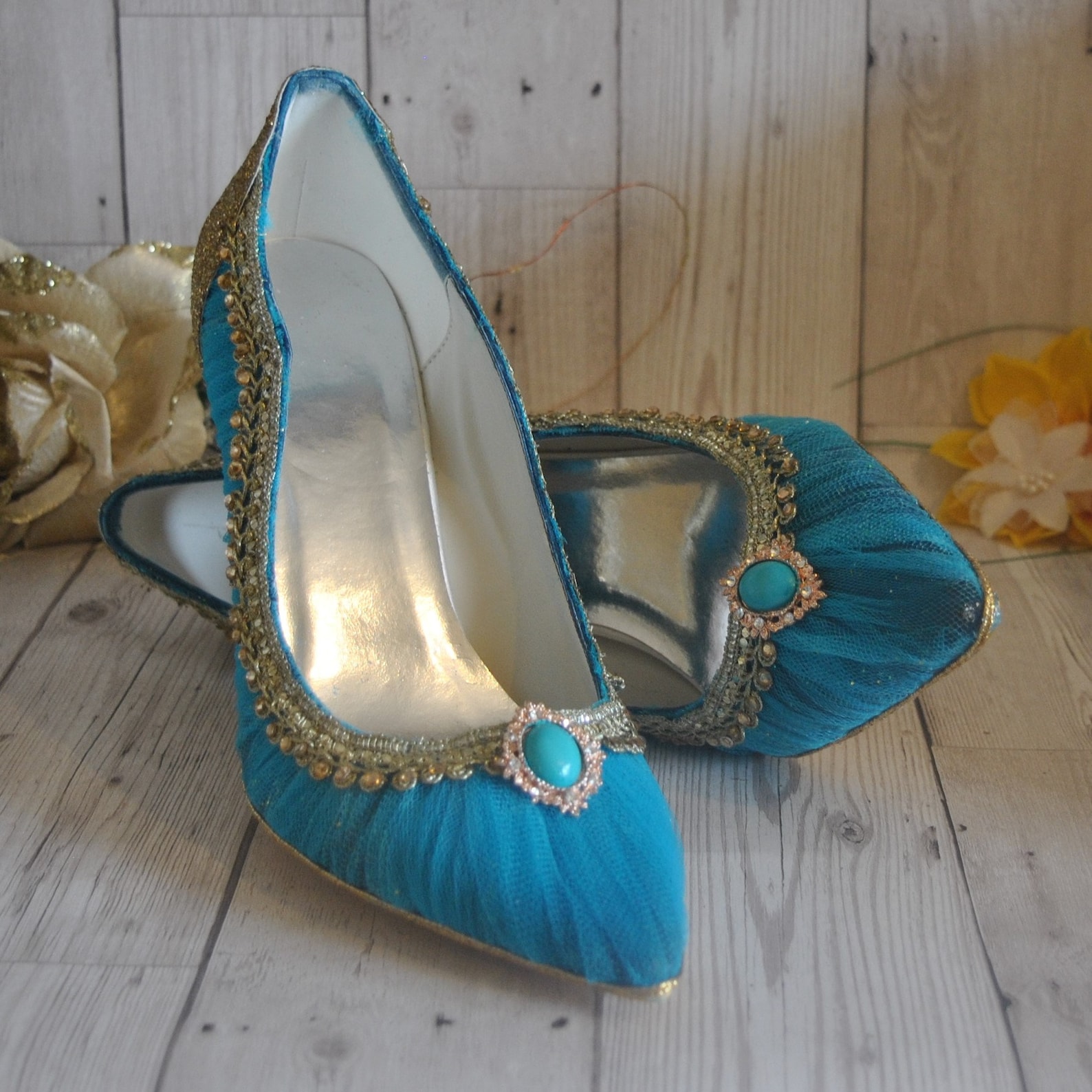 Disney Jasmine Shoes Luxury Princess Inspired Collection Etsy