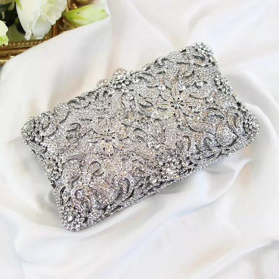 Stunning Swarovski Crystal Evening Bag - Etsy UK