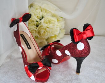 Minnie mouse shop stilettos