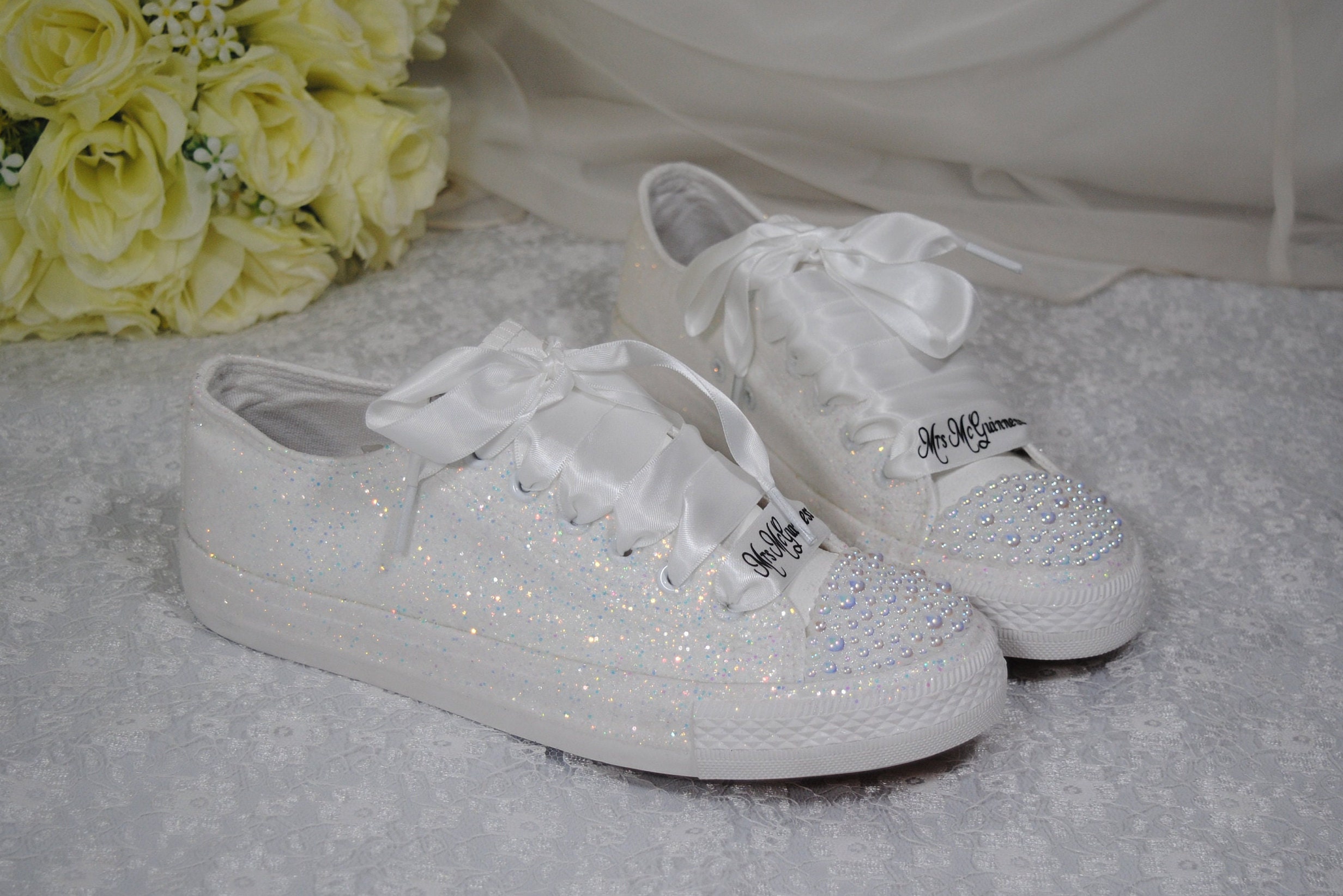 flat wedding sneakers