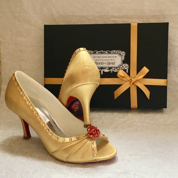 Belle Princess Inspired Costume Shoes 